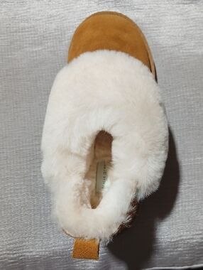 Cozy Women's Chestnut Suede Shearling Slipper Boot